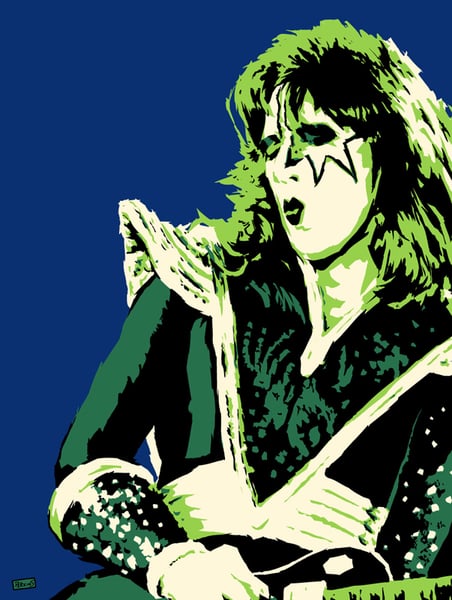 Image of "Perkins 77" Art Print Series - 7707 Ace Frehley