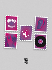 Image 1 of The Vampire Lestat - Stamps Stickers Set 1/2