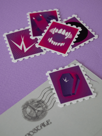 Image 3 of The Vampire Lestat - Stamps Stickers Set 1/2