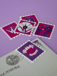 Image 3 of The Vampire Lestat - Stamps Stickers Set 2/2