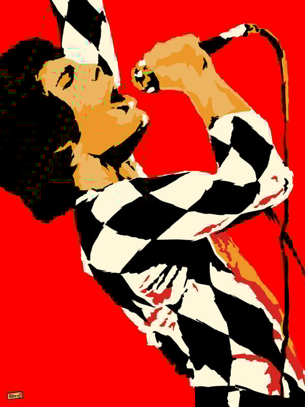 Image of "Perkins 77" Art Print Series - 7709 Freddie Mercury