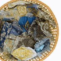 Image 4 of Embellished Sari Snippets - Scandi Christmas Mix