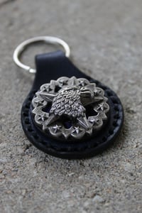 Image 1 of Blue Eagle Leather Keychain