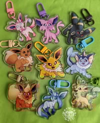 Image 1 of Eeveelution Keychains