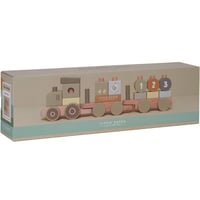 Image 3 of Train à blocs en bois tracteur Little Farm