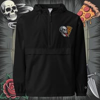 Image 1 of Skull Slice Embroidered Champion Jacket