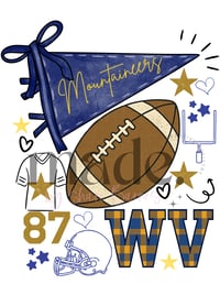 Image 3 of Mountaineer Spirit Varsity Tee