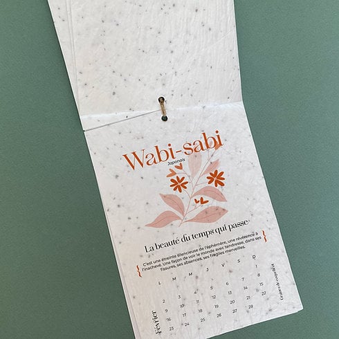 Calendrier  à planter - Growing Paper Image 5