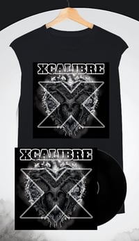 Image 2 of XCALIBRE - X album CD & T SHIRT AND MUSCLE SHIRT BUNDLE