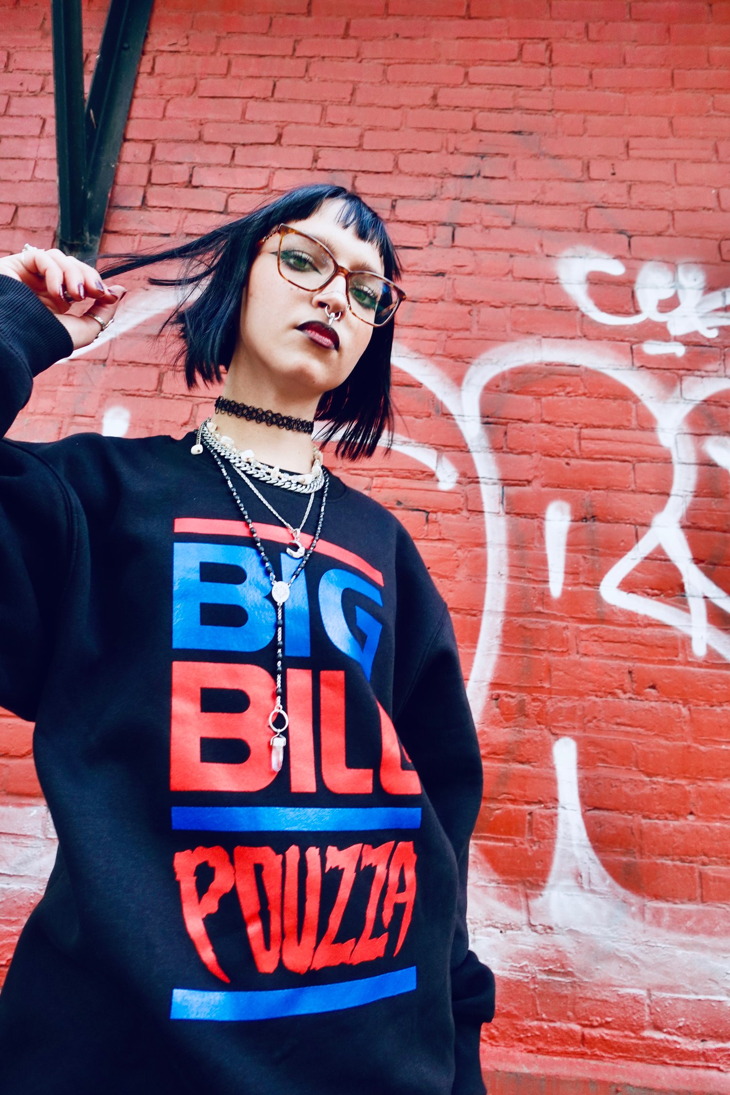 Image of Big Bill x Pouzza Crewneck / Chandail Ouaté à cold rond.