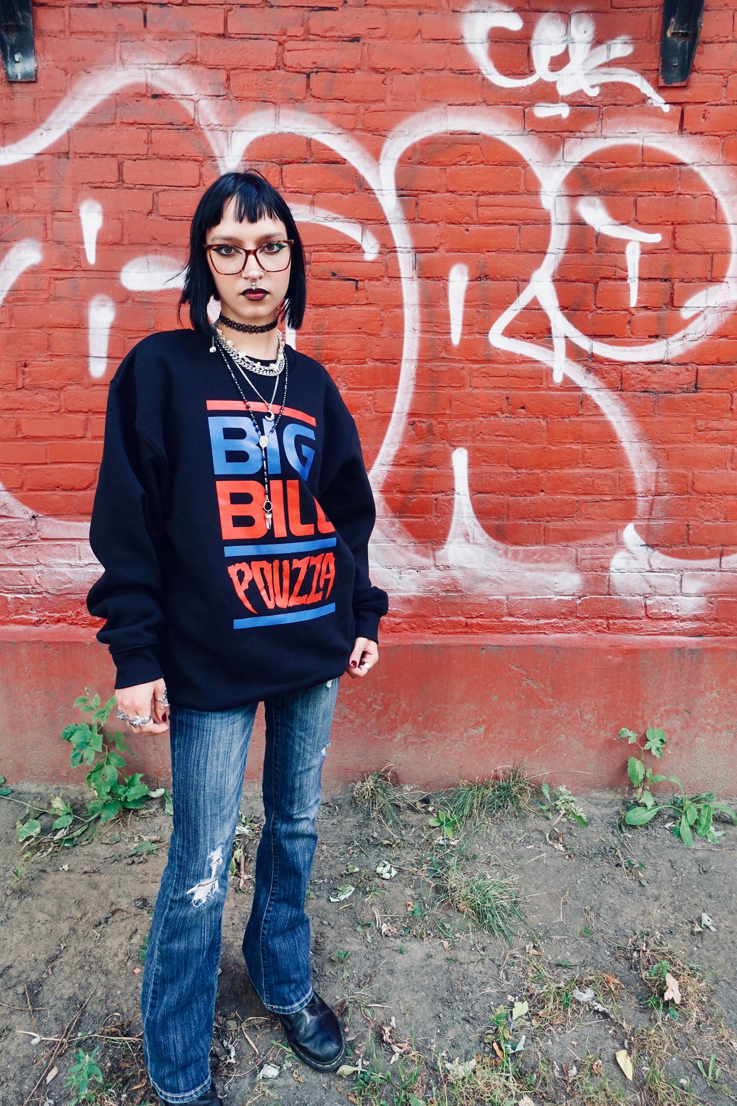 Image of Big Bill x Pouzza Crewneck / Chandail Ouaté à cold rond.