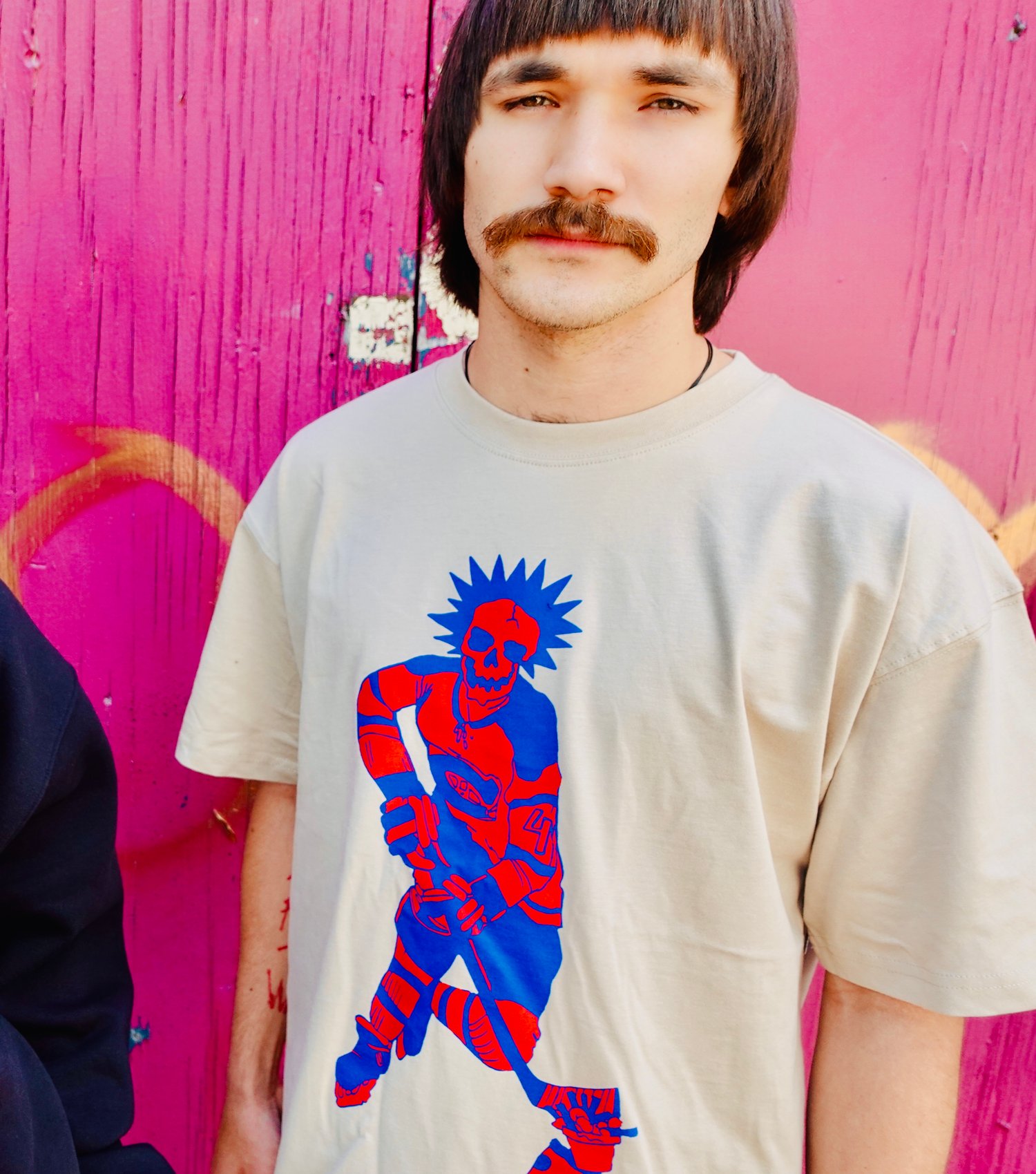 Image of Big Bill x Pouzza T-Shirt Beige 