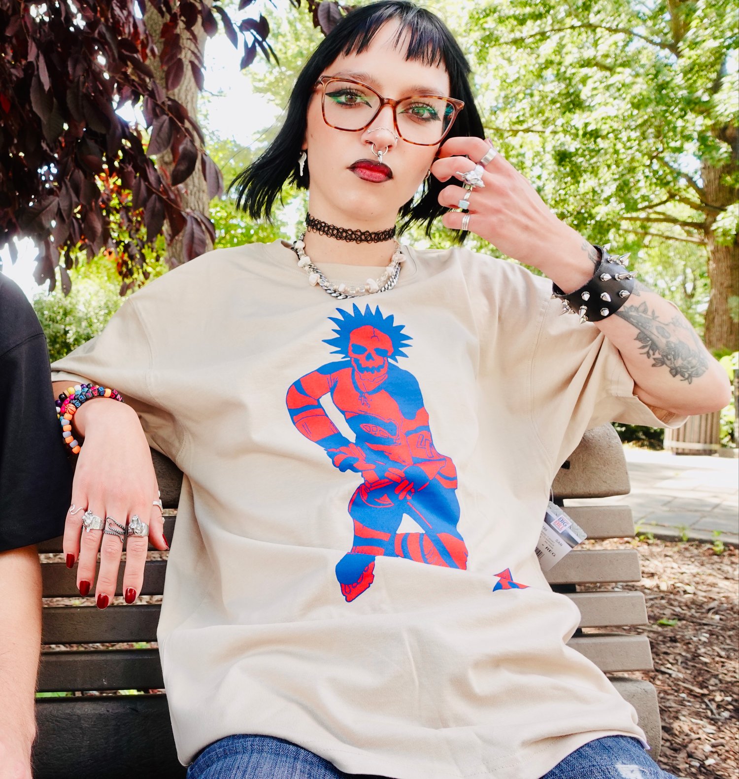 Image of Big Bill x Pouzza T-Shirt Beige 