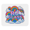 RJglass rainbow cloud mood mat