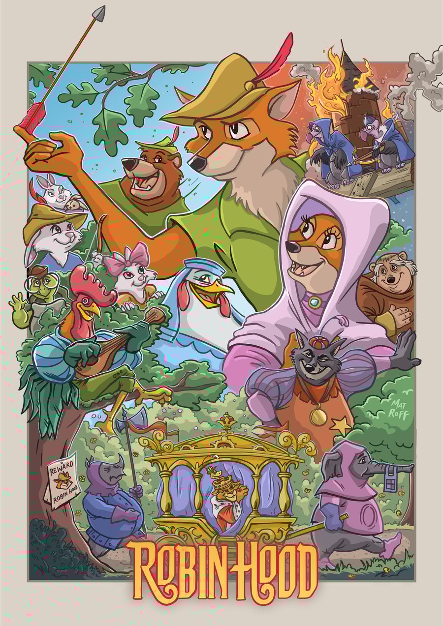 Image of Robin Hood A2 Poster Print