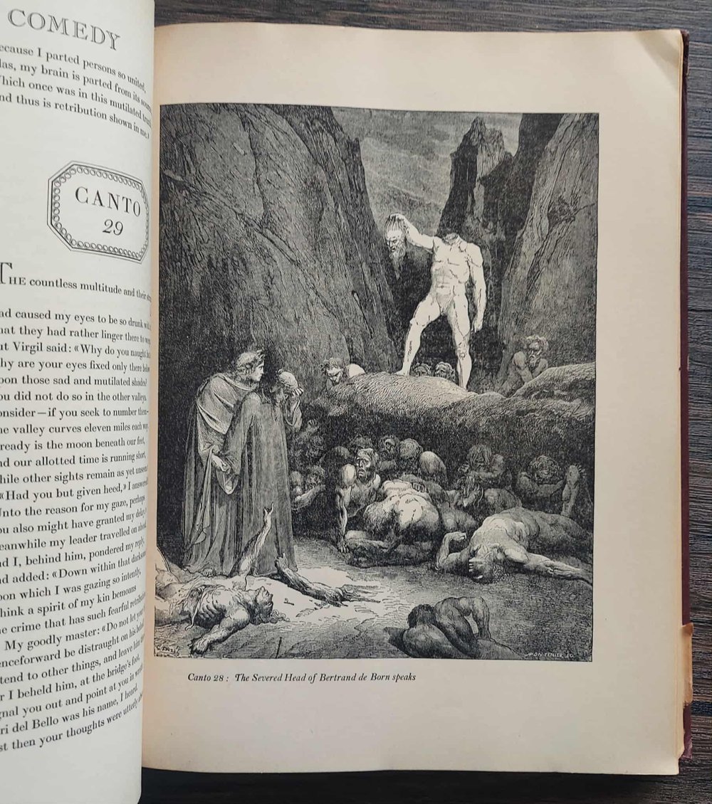 The Divine Comedy of Dante Alighieri, with engravings by Gustave Dore