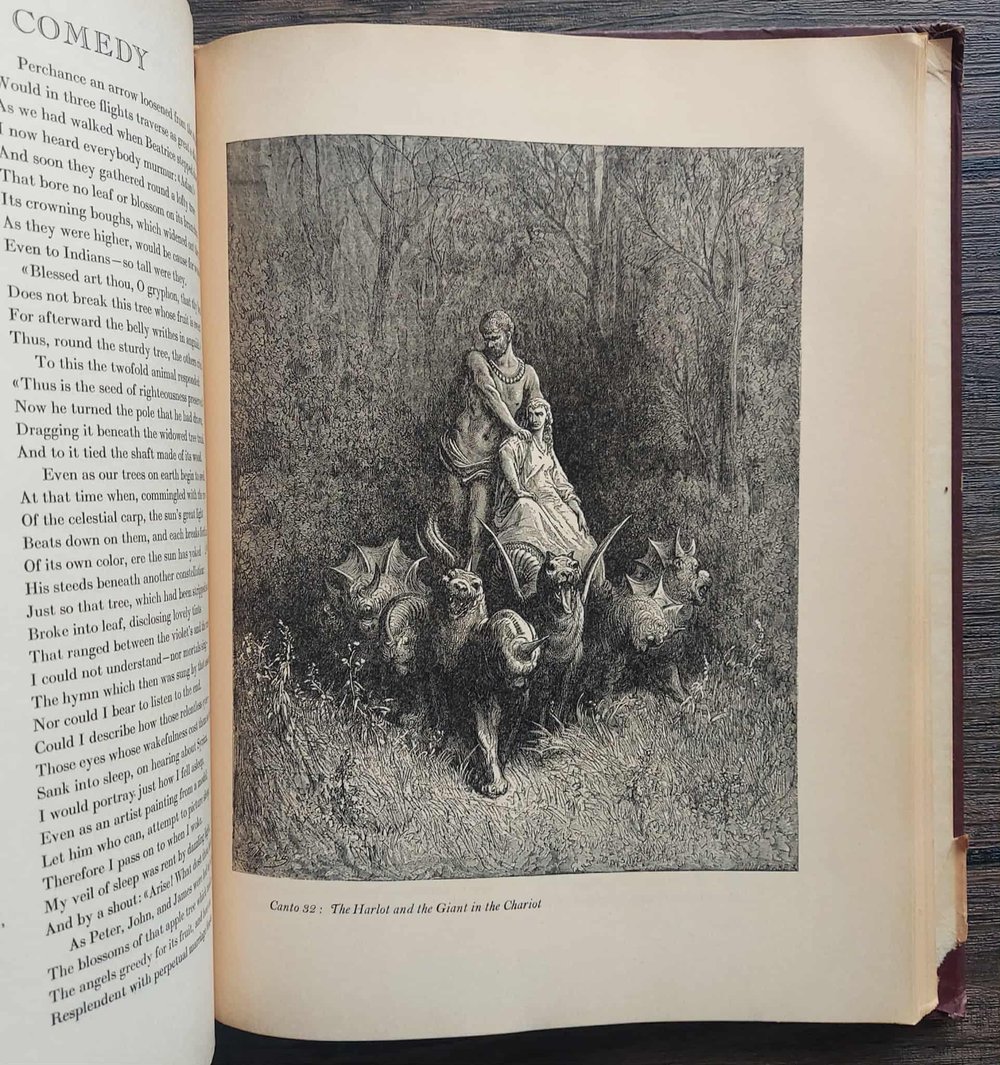 The Divine Comedy of Dante Alighieri, with engravings by Gustave Dore