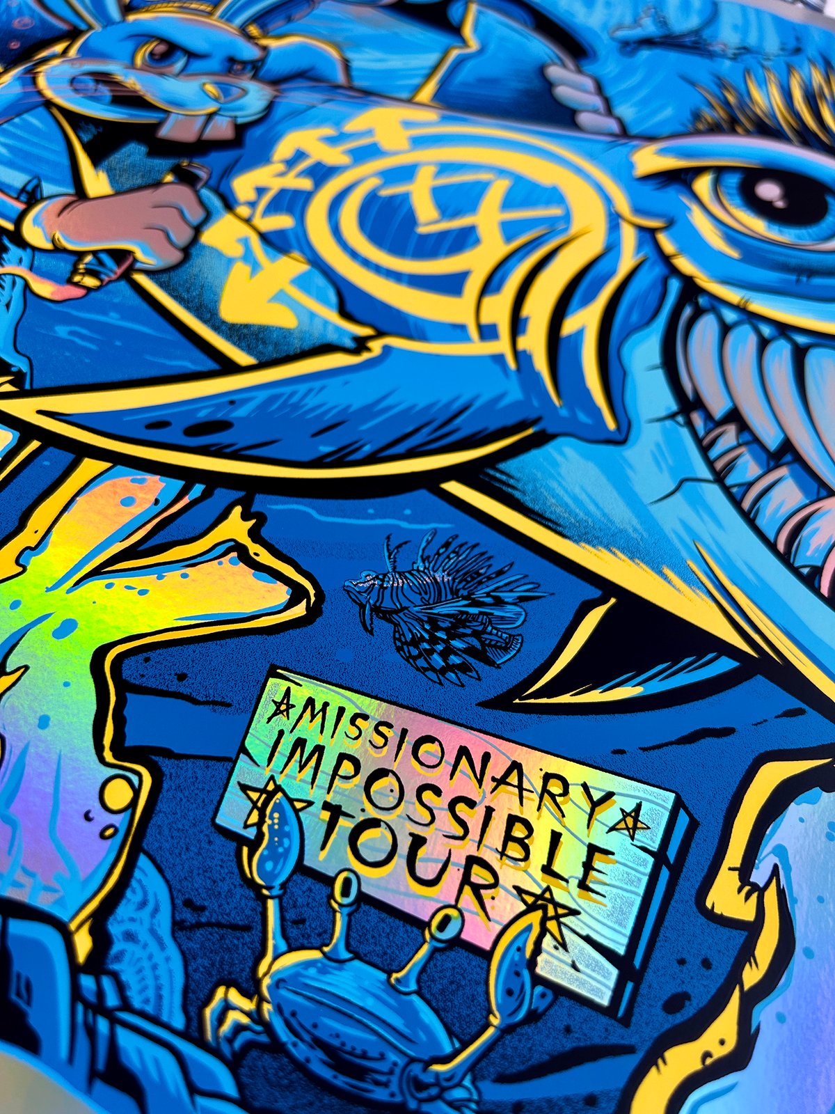 F4D Studios — Blink-182 Tampa Posters