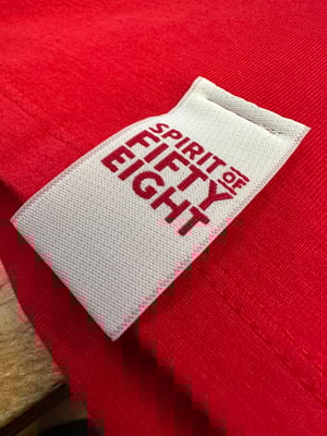 Image of Wilson ‘Brenin Corwen’  T Shirt in Red & Black 