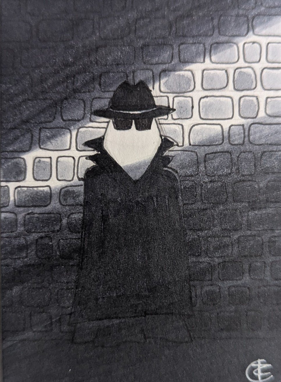 AuGhost #10 "SPY" ACEO