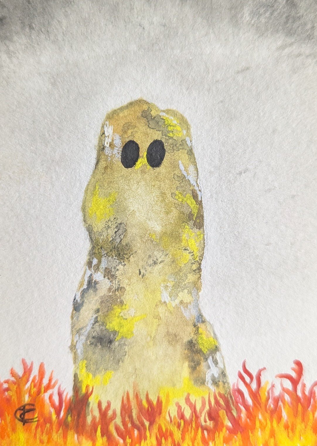 AuGhost #12 "BRIMSTONE"  ACEO