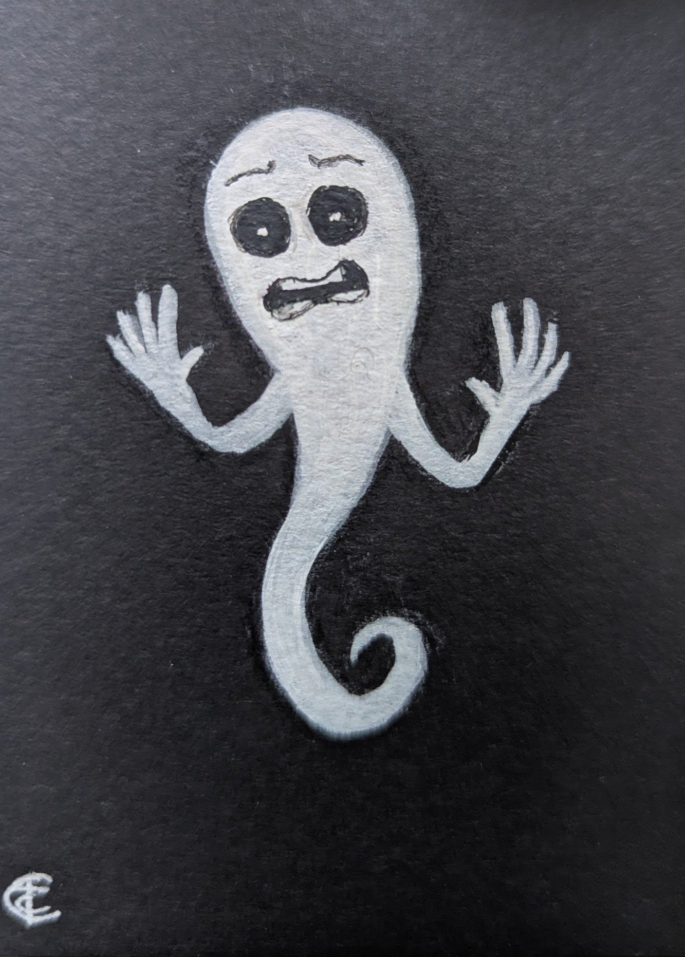 AuGhost #15 "FRANTIC" ACEO