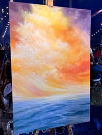 Image 1 of GLORY - original acrylic on canvas - live event painting at David's Tent