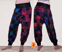 Image 2 of Patchwork Festival  Tie Dye Pants with Pockets | Unisex Boho Harem Pants | Multiple Options