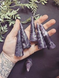 Image 2 of Lepidolite ring holder