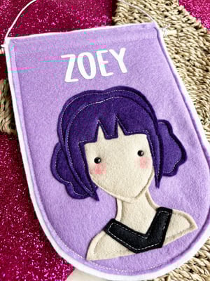 Image of K-pop Demon Hunters felt decorations and banners