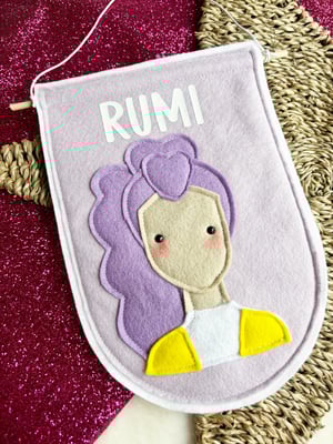 Image of K-pop Demon Hunters felt decorations and banners