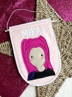 Image of K-pop Demon Hunters felt decorations and banners