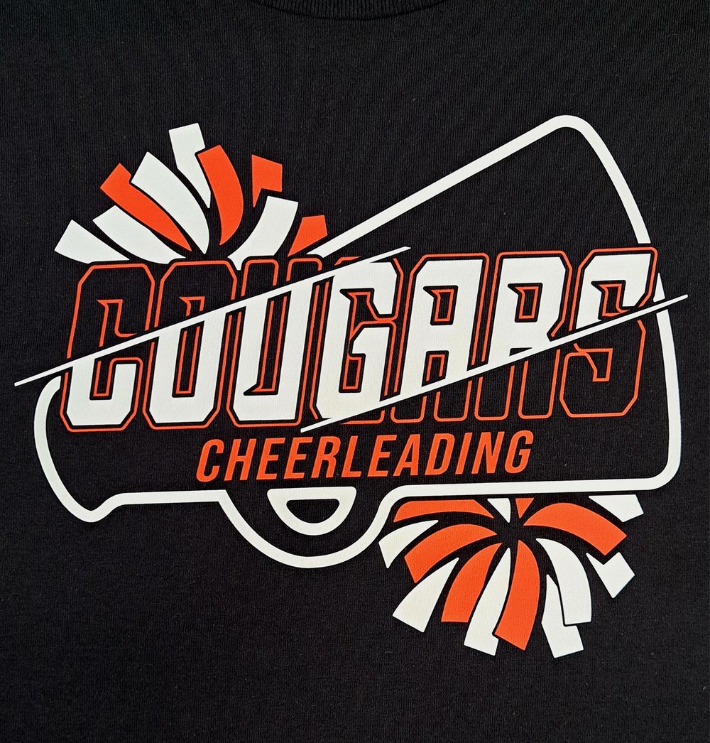 Charleroi Cougars-Cheer-T-Shirt