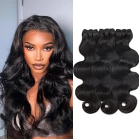 Image 1 of Best Body Wave unprocessed Brazilian Raw Hair Bundles