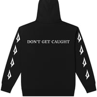 Image 2 of LAT Print Sleeves “ Don’t get caught” Hoodie 