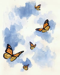 A Soft Gentle Breeze - Original Watercolor Painting