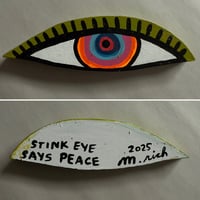 Image 1 of stink eye says peace