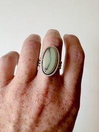 Image 3 of 🤍 Ivory Desert Bloom Variscite Ring Size 6.5