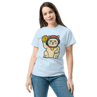 Image 16 of Maneki-Neko Polo Cat Big Print - Adult Tee
