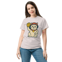 Image 20 of Maneki-Neko Polo Cat Big Print - Adult Tee