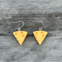 Cheese Earrings