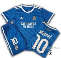 Image 1 of Real Madrid 25/26 third kids kit MBAPPE