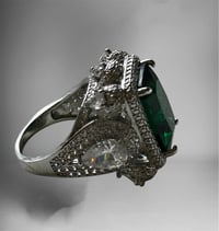Image 2 of Cleopatra Emerald Bling Ring 