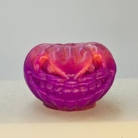 Image 1 of Icky lanyard bead- orange/purp