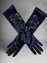 Image 1 of Royal Embroidered Goddess Gloves 