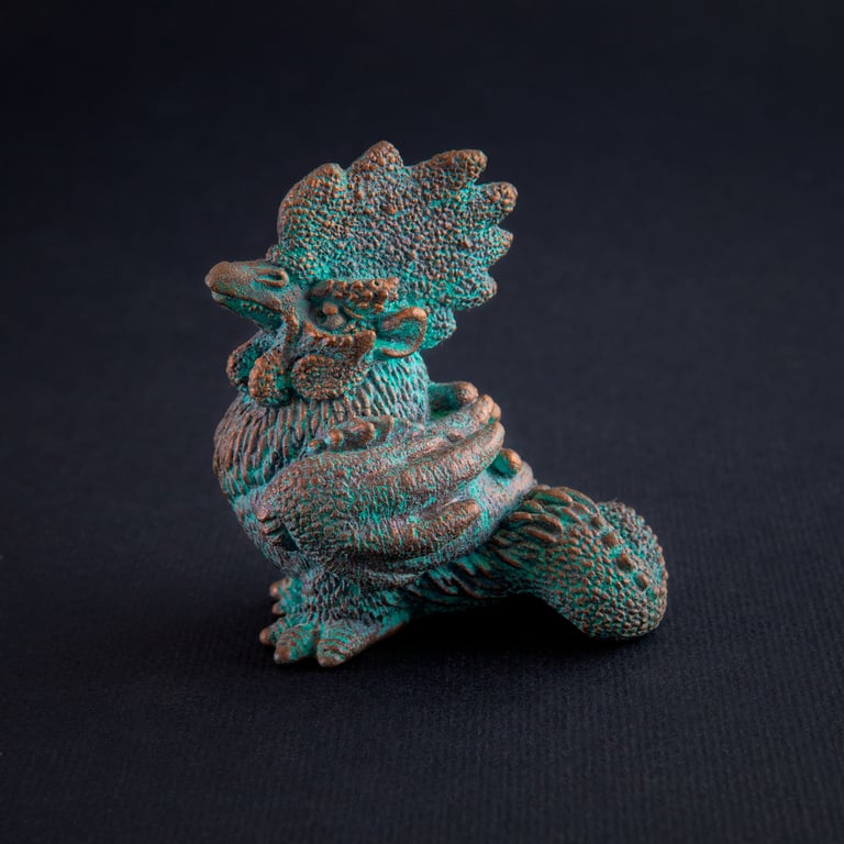 Basiliscus Draconis resin figure