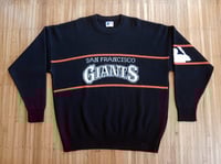 Image 2 of Cliff Engle x San Francisco Giants Black Sweater sz 3XL