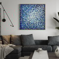Image 14 of 'Spring rain drops' - 125x125cm, FRAMED