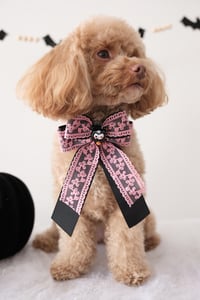 Image 2 of KUROMI LACE BOW - PINK