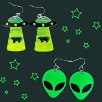 Alien Earrings